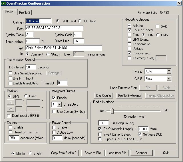 Opentracker Aprs Software