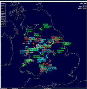 ADS-B plot received using a CCW Broadband Active Antenna at 9m agl