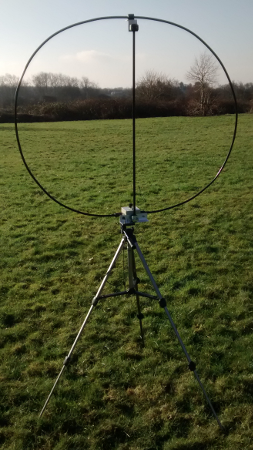 CCW HF Magnetic Loop Antenna prototype