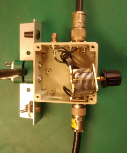 CCW HF Magnetic Loop Antenna prototype JB capacitor